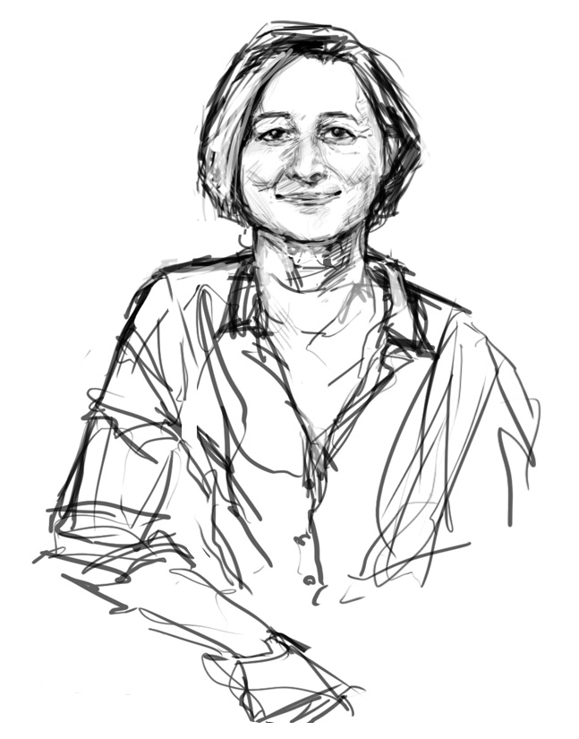 Portraitzeichnung Miriam Höhne